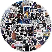 120 Packs Wednesday Addams Stickers Water Bottles Laptop Phone Computer Guitar Skateboard Hydroflasks Wednesday Addams Vinyl Sticker Waterproof Aesthetic Trendy Decals for Kids Teens Girls Adults