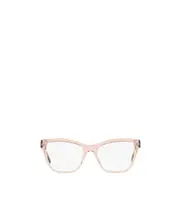 cat eye-frame glasses 52,54 White