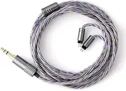 Tripowin Zoe Upgraded Earphone Cable 4-Core Pure Copper Silver-Plated Copper Gold-Plated 24AWG Litz Wire Compatible with KZ ZS10 PRO TINHIFI T2 T3 Plus Tripowin Olina Mele (2pin-0.78mm, 3.5mm, Zoe)