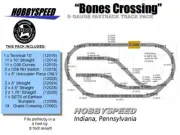 LIONEL FASTRACK BONES CROSSING COMPLETE TRACK PACK railroad model train O GAUGE