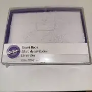 Wilton White Wedding Signature Guest Book New Old Stock