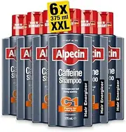 Alpecin C1 Caffeine Shampoo 6x 375ml | Hair Energizer Supports Natural Hair Growth | Shampoo for Stronger and Thicker Hair