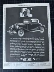 Vintage 1931 Auburn Automobiles Print Ad