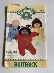 New UnCut Vintage 1984 CABBAGE PATCH KIDS BUTTERICK PATTERN #6511