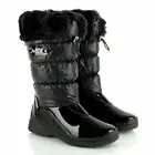 DANIEL Black Nize Women’s Flat Snow Boot's Size UK 4 EU 37 BT04 11