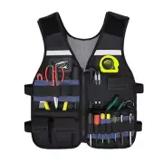 Electrician Tool Vest Carpenter Tool Vest for Engineer Electricians Home DIY