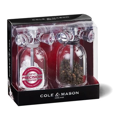 Cole & Mason Salt and Pepper Mill Set - Look Like Vintage Water Faucets