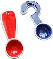 Tablespoons Two-Piece Couple Ceramic Spoon Baking Measuring Spoon Seasoning Spoon Household Kitchen Tool Spoon Storage Spoon Serving Spoon