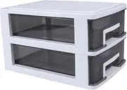 WATIIFUFU Stackable Drawers Storage Cube Boxes Foldable Storage Box Plastic Furniture