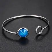 Pristine Bangle White Gold Embellished With SWAROVSKI® Crystals
