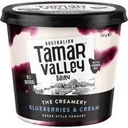 Tamar Valley Dairy Yoghurt Blueberry & Cream 700g