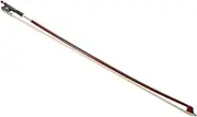 Sandalwood Violin Bow with Ebony Frog and Double Parisian Eyes Design Straight Bow for Beginners and Advanced Players Durable Horse Hair for Strong Tone for Practice and Performance