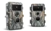 2-Pack 48MP 1296P Game & Trail Cameras H.264 MP4 Video No Glow Wildlife Hunti...