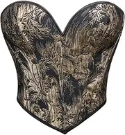 [Generic] Women's Steampunk Corset Women's Bustier Bra Support Sexy Shapewear Top