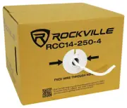 Rockville RCC14-250-4 CL2 Rated 14 AWG 250' 4 Conductor CCA Speaker Wire In-Wall