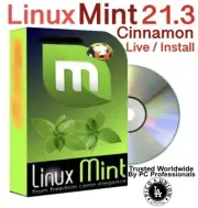 Linux Mint Latest 21.3 Cinnamon 64Bit Version Bootable Live DVD