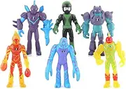 6PCS Ben10 Mini Figures Set, Ben10 Cake Topper, Ben10 Cupcake Figurines Party, Ben10 Cupcake Topper Decor For Kids Birthday Baby Shower Ben10 Theme Party Supplies