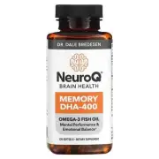 2 X LifeSeasons, NeuroQ Brain Health, Memory DHA-400, 120 Softgels