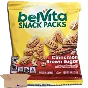Belvita Snack Packs Value Pack School Approved Smart Snacks | Cinnamon Brown Sug