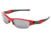 Oakley Flak Jacket Sunglasses 03-906J Infrared/Black Iridium Asian