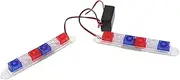 CRILSTYLEO Pair of 12v Led Bike Lights Strobe Turn Signal Lights Auxiliary Lamp Kit for Motorcycle Night Riding Safety