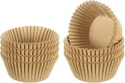 uxcell 200 Count Cupcake Liners Nature Cupcake Cups Standard Size Muffins Liners Papers Baking Cups Wrappers Greaseproof for Party Wedding Birthday