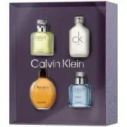 Calvin Klein 4pc Mini Set Men – Eternity, CK One, Obsession, Aqua EDT 15ml Each
