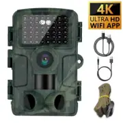 Outdoor Wildlife 60MP 4K Game Trail Wifi Camera Motion Activated Hunting Camera