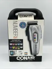 Conair Number Cut Color Coded Hair Trimmer Clipper Home 20 Piece Haircutting Kit