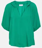 [Velvet] Velvet Alegra challis blouse AU 10 green