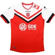 VALENCIENNES 2014/15 HOME (2XL) UHISPORT FRANCE RED SOCCER FOOTBALL SOCCER SHIRT