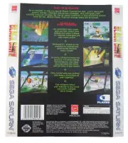 Black Dawn Back Cover art for Sega Saturn NO GAME or case!
