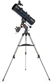 130mm Newtonian Reflector Telescope for Stargazing - Adjustable Tripod Included