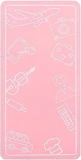 Flying Flexible Flap Cell Phone Holder, Flight Phone and Tablet Stand Holder Airplane Travel Essential Accessories for Most Smartphones, Tablets (Pink)