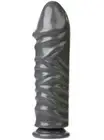 Doc Johnson American Bombshell Bunker Buster 10.7" Anal Dildo Gun Metal