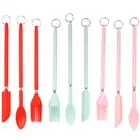 9 Pcs Silicone Spatula Spoon Brush Set Kitchen Serving Spoons Spatulas