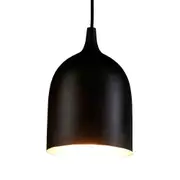 Lumi-R 1 Light Pendant Black Label Silver - ELLUM27BLKSIL