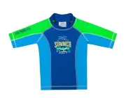 SunWay UPF 50+ Boys Rash Guard Swim Shirt SPF Protection Stretch