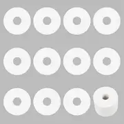 150Pcs Drink Name Tags for Wine Glasses Paper Wine Glass Marker Blank Wine Glass Charm 70mm Round Brown/White Cocktail Champagne Tag Identification Ma