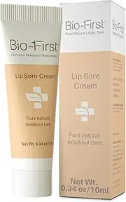 Bio-First Lip Sore Cream Rapid Response Cold Sore Solution All Natural Manuka Oil - Blister & Itch Relief Cream - Vegan - Gluten Free - Skin Care - Lip Care Products - Citrus Aroma - 10ml