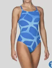 Arena Women's Spider Light Drop Back MaxLife One Piece Swimsuit