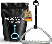 FabaCare Heavy Duty Bed Boom Handle, 150 kg Load Capacity, Ergonomically Shaped, Trapezoidal Handle, Bed Handle, Erection Handle, Bar Handle, Bar Handle, Hand Grip for Erection Aids