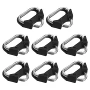 Camera Strap Lug Ring, 8 Pack Metal Triangle Split Hook Adapter with Cap