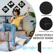 4Pcs Felt Cork Board Tiles Adhesive Felt Wall Tiles No Drill Felt Pin xiuNL