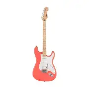 Squier Sonic Stratocaster HSS Electric Guitar w/White Pickguard, Maple FB, Tahit