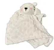White Tiger Security Blanket Baby Lovey Minky Raised Dots Baby Soft Plush Toy