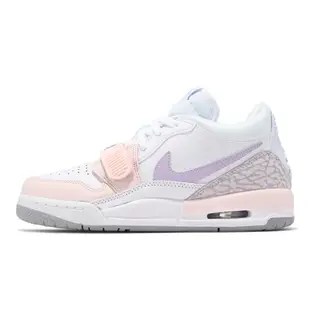 Nike 休閒鞋 Air Jordan Legacy 312 Low GS 大童 女鞋 粉紅 紫 爆裂紋 HF0747-151