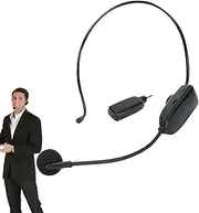 Voice Amplifier Wireless Microphone,Rechargeable 2.4G Wireless Microphone Noise Canceling - Hands Microphone, Portable Amplifier for Classroom Conference Presentation