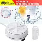Portable Washing Machine USB Charging Turbine Washer Clothes Ultrasonic Cleaner