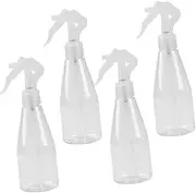 DECOMELODY 4Pcs Refillable Spray Bottle Multi Purpose Misting Bottle for Plants Hairdressing and Cleaning Lightweight Watering Tool for Home and Garden Use